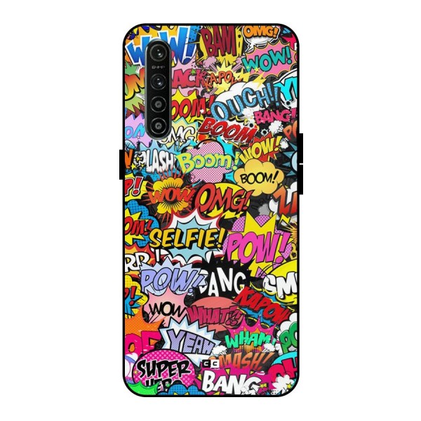 Comic Ringtone Metal Back Case for Realme XT