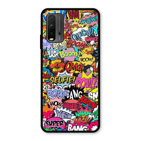 Comic Ringtone Metal Back Case for Redmi 9 Power