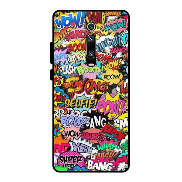 Comic Ringtone Metal Back Case for Redmi K20 Pro