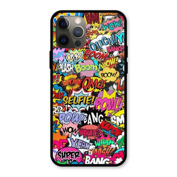Comic Ringtone Metal Back Case for iPhone 12 Pro