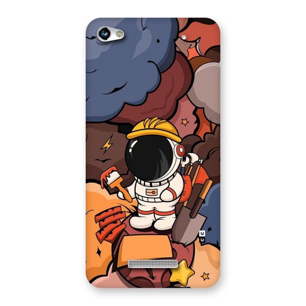 Comic Space Astronaut Back Case for Canvas Hue 2 A316