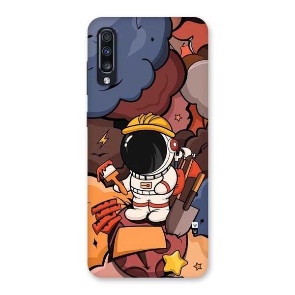 Comic Space Astronaut Back Case for Galaxy A70