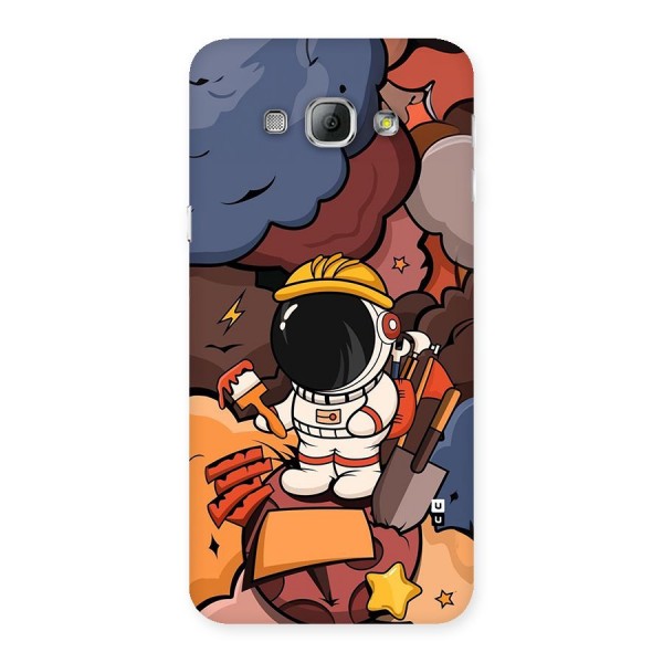 Comic Space Astronaut Back Case for Galaxy A8