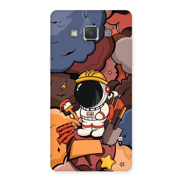 Comic Space Astronaut Back Case for Galaxy Grand 3