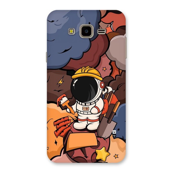 Comic Space Astronaut Back Case for Galaxy J7 Nxt