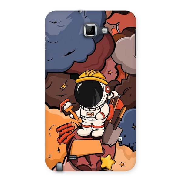 Comic Space Astronaut Back Case for Galaxy Note