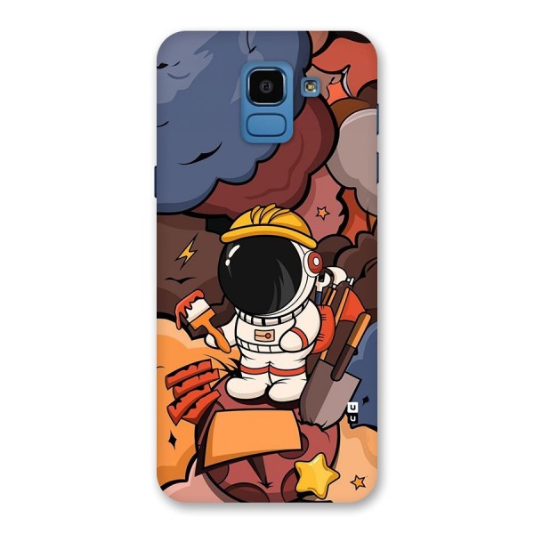 Comic Space Astronaut Back Case for Galaxy On6