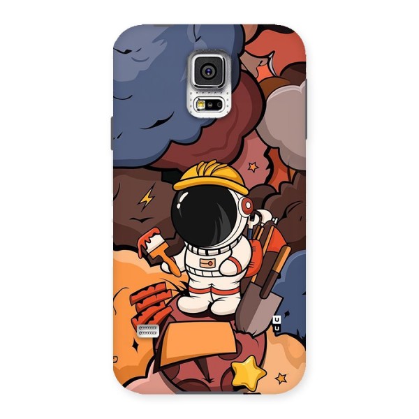 Comic Space Astronaut Back Case for Galaxy S5