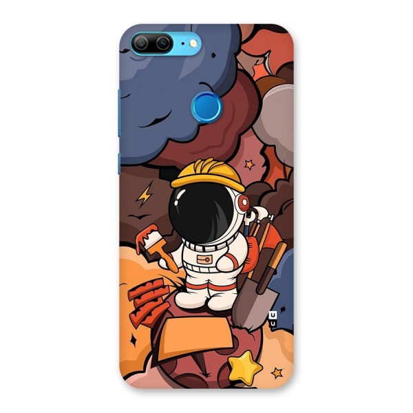 Comic Space Astronaut Back Case for Honor 9 Lite