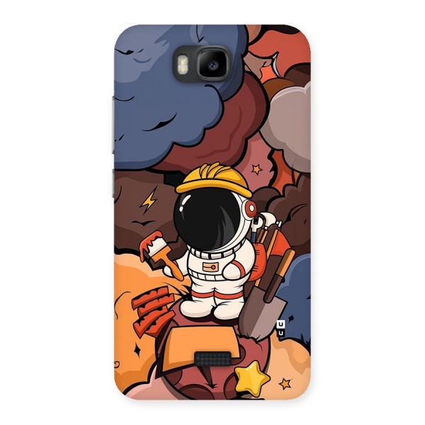 Comic Space Astronaut Back Case for Honor Bee