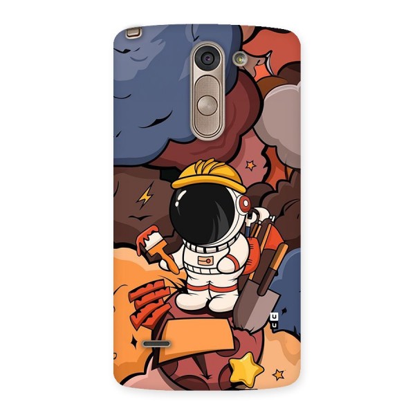 Comic Space Astronaut Back Case for LG G3 Stylus