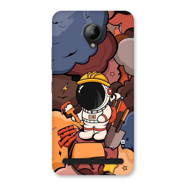 Comic Space Astronaut Back Case for Lenovo C2