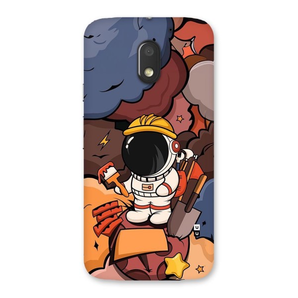 Comic Space Astronaut Back Case for Moto E3 Power