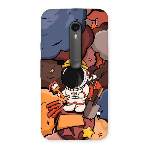 Comic Space Astronaut Back Case for Moto G3