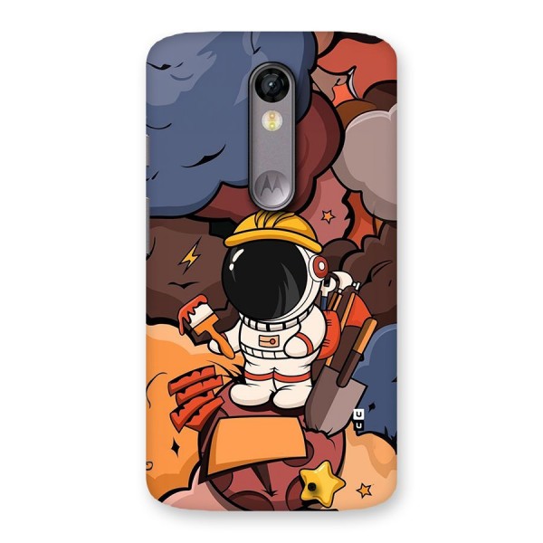 Comic Space Astronaut Back Case for Moto X Force