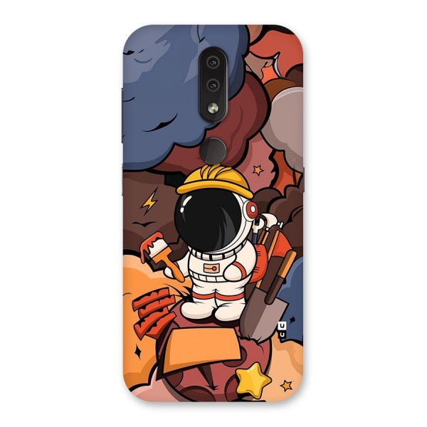 Comic Space Astronaut Back Case for Nokia 4.2