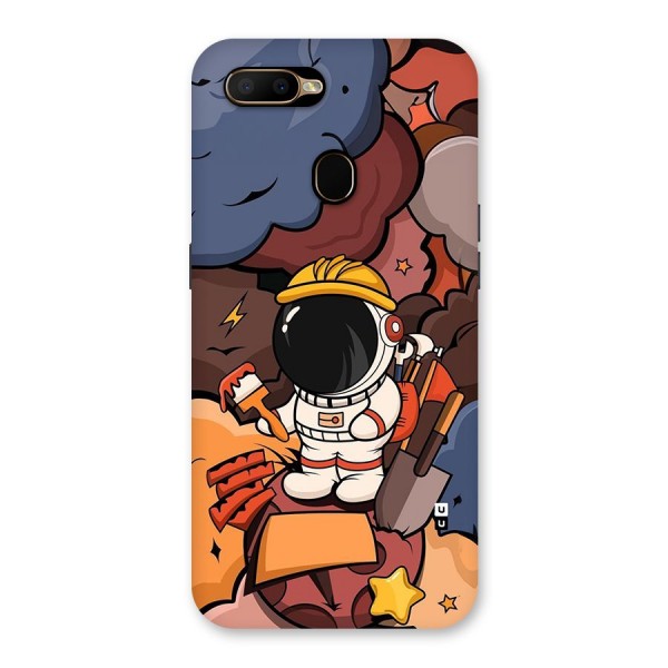 Comic Space Astronaut Back Case for Oppo A5s