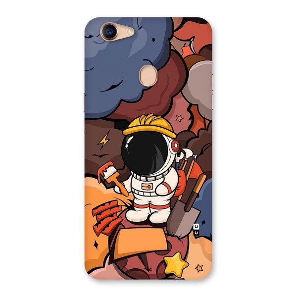Comic Space Astronaut Back Case for Oppo F5
