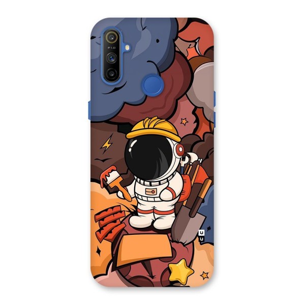 Comic Space Astronaut Back Case for Realme Narzo 10A