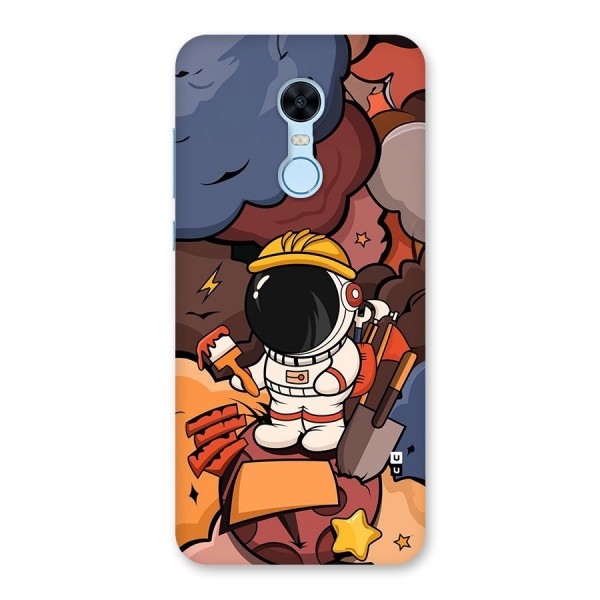 Comic Space Astronaut Back Case for Redmi Note 5