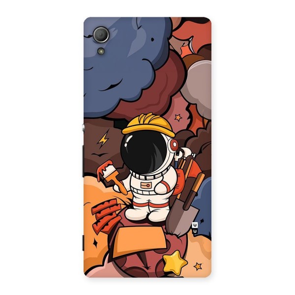 Comic Space Astronaut Back Case for Xperia Z4