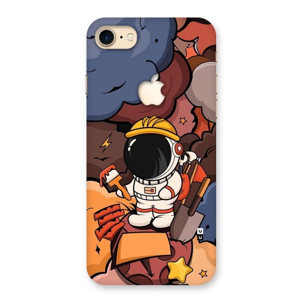 Comic Space Astronaut Back Case for iPhone 7 Apple Cut