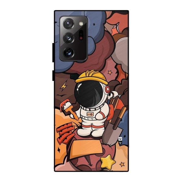 Comic Space Astronaut Metal Back Case for Galaxy Note 20 Ultra