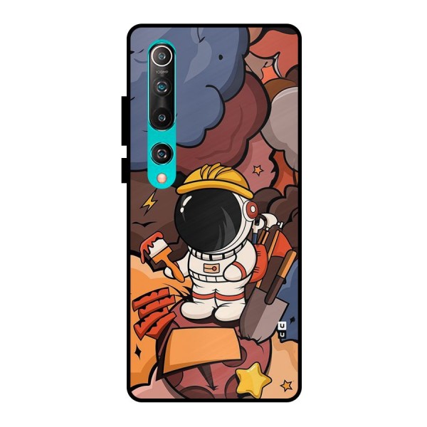 Comic Space Astronaut Metal Back Case for Mi 10