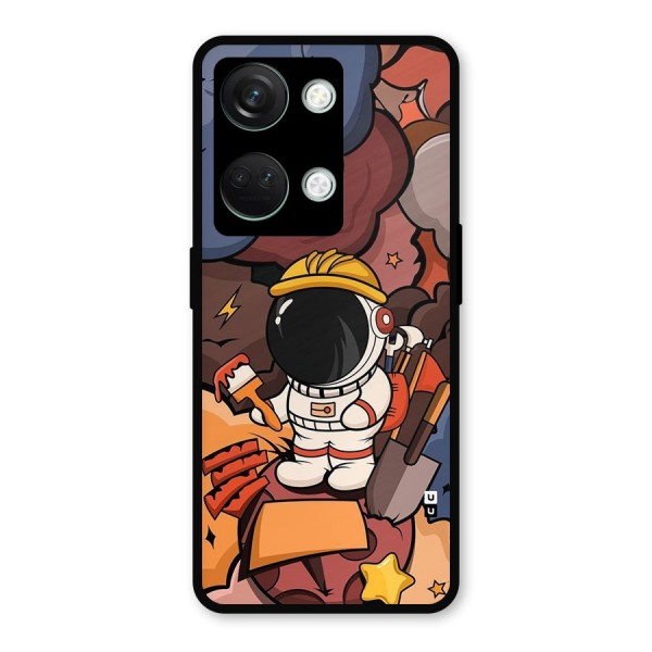 Comic Space Astronaut Metal Back Case for OnePlus Nord 3