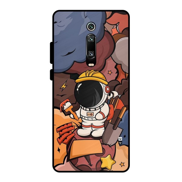 Comic Space Astronaut Metal Back Case for Redmi K20 Pro