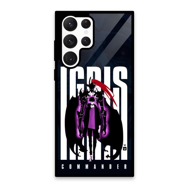 Commander Igris Glass Back Case for Galaxy S22 Ultra 5G