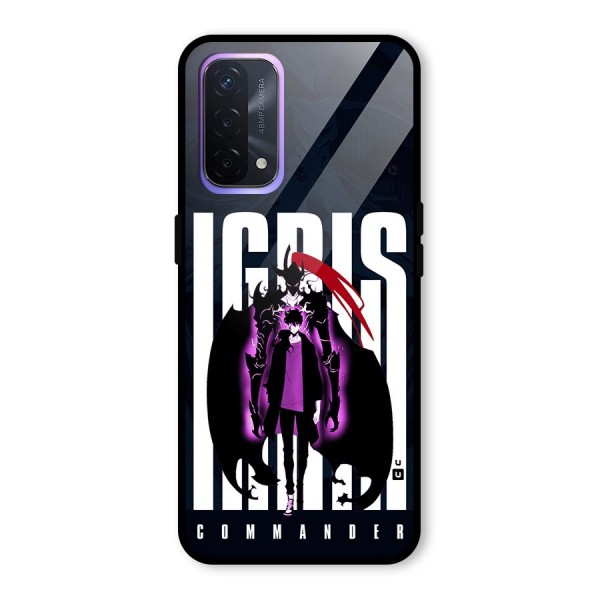 Commander Igris Glass Back Case for Oppo A74 5G