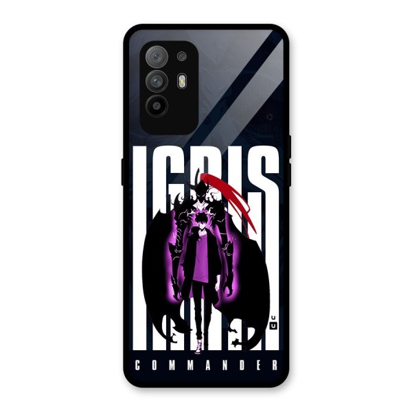 Commander Igris Glass Back Case for Oppo F19 Pro Plus 5G