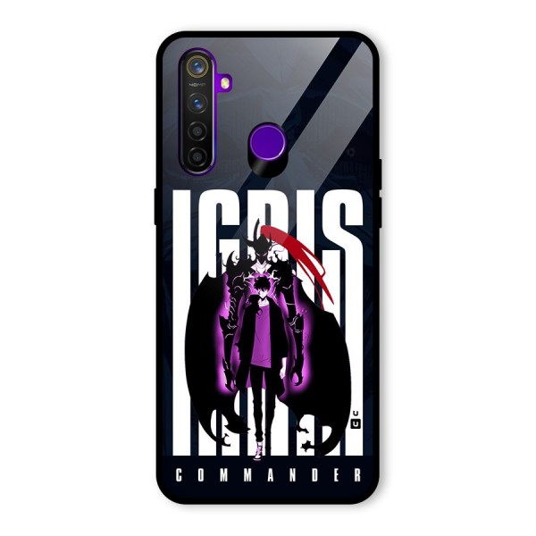 Commander Igris Glass Back Case for Realme 5 Pro