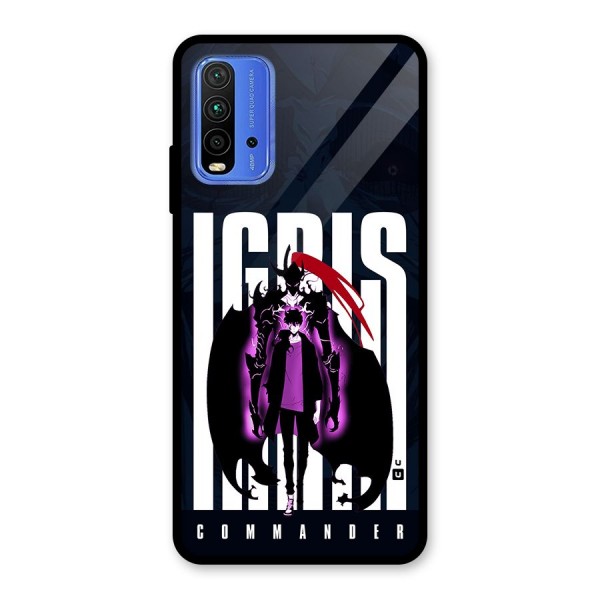 Commander Igris Glass Back Case for Redmi 9 Power