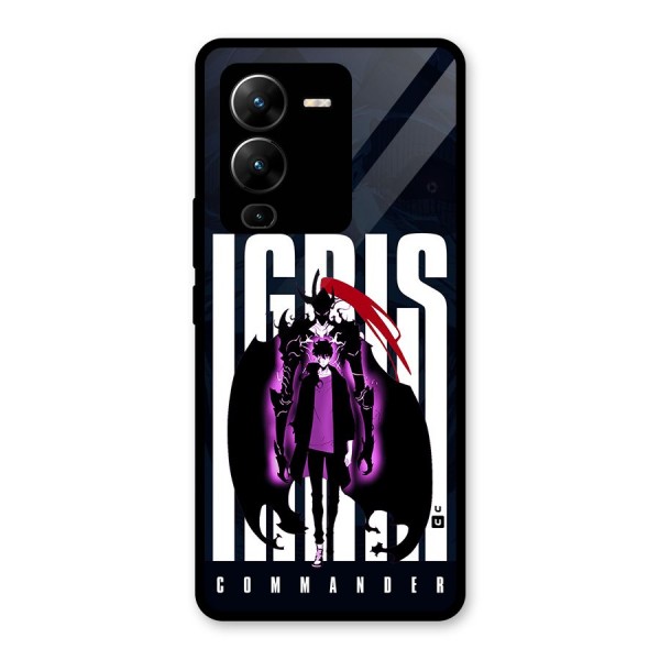 Commander Igris Glass Back Case for Vivo V25 Pro