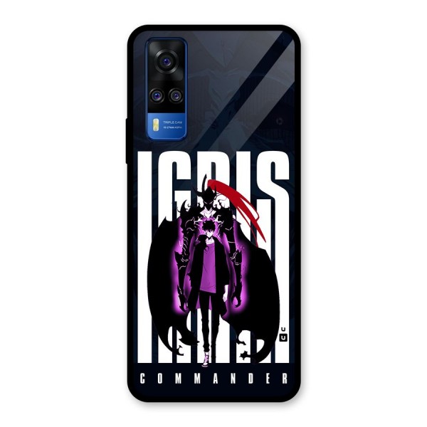 Commander Igris Glass Back Case for Vivo Y31