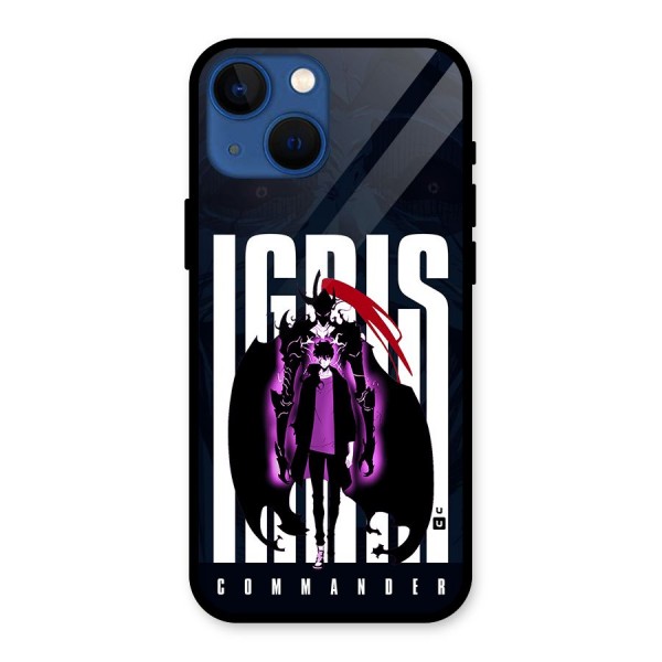 Commander Igris Glass Back Case for iPhone 13 Mini