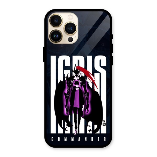 Commander Igris Glass Back Case for iPhone 13 Pro Max