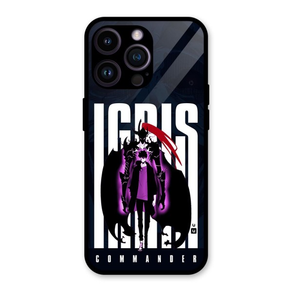 Commander Igris Glass Back Case for iPhone 14 Pro Max