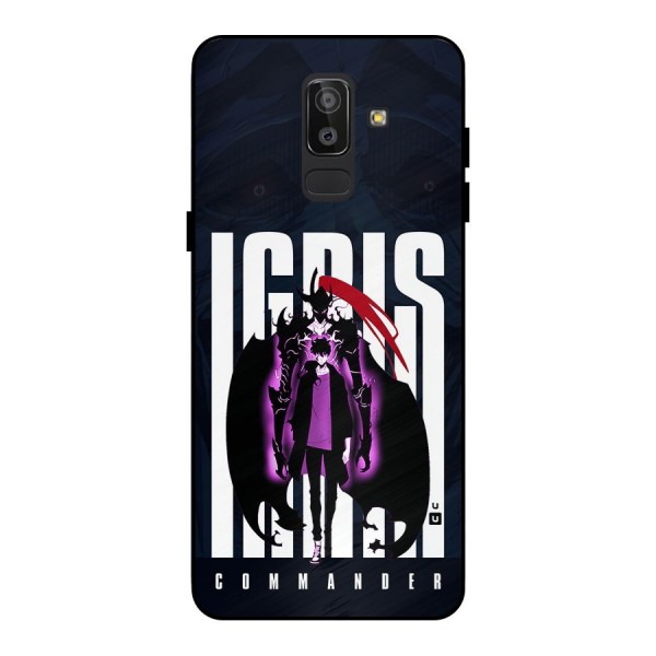 Commander Igris Metal Back Case for Galaxy J8