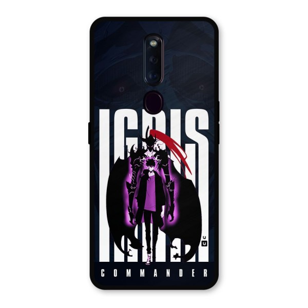 Commander Igris Metal Back Case for Oppo F11 Pro