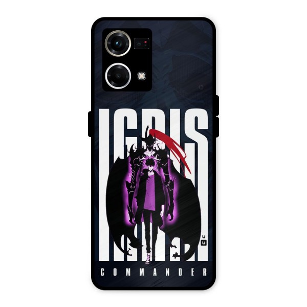 Commander Igris Metal Back Case for Oppo F21s Pro 4G