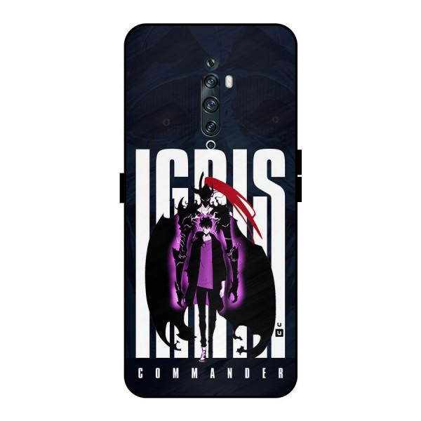 Commander Igris Metal Back Case for Oppo Reno2 F