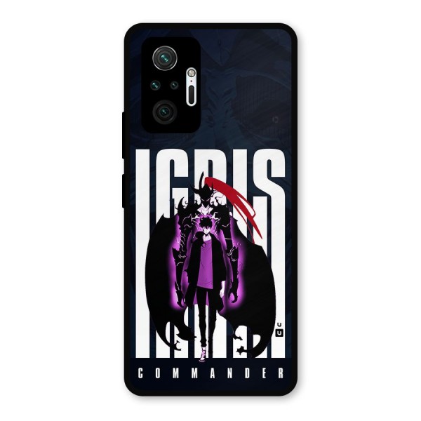 Commander Igris Metal Back Case for Redmi Note 10 Pro Max