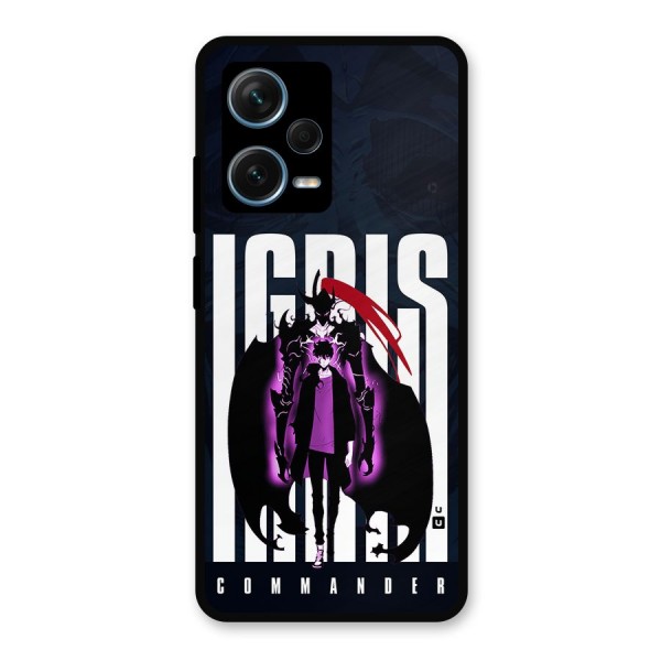 Commander Igris Metal Back Case for Redmi Note 12 Pro Plus 5G
