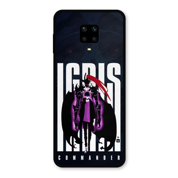 Commander Igris Metal Back Case for Redmi Note 9 Pro Max
