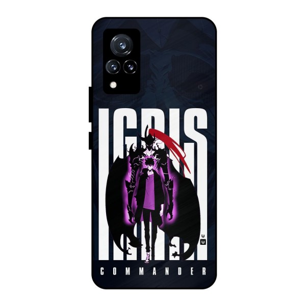 Commander Igris Metal Back Case for Vivo V21 5G