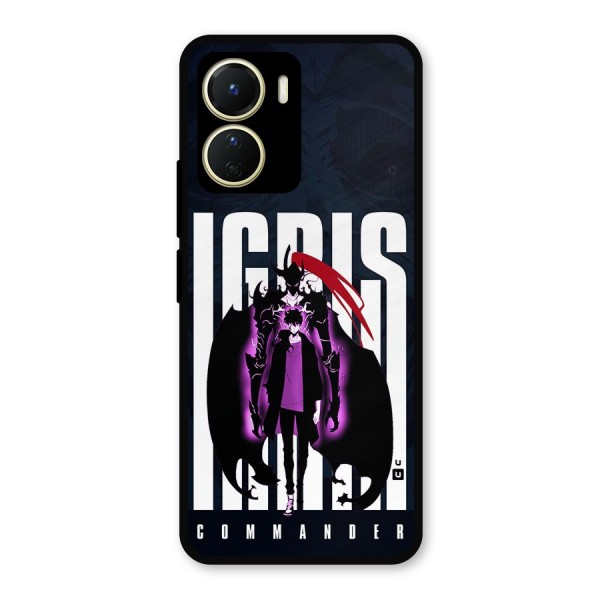 Commander Igris Metal Back Case for Vivo Y16