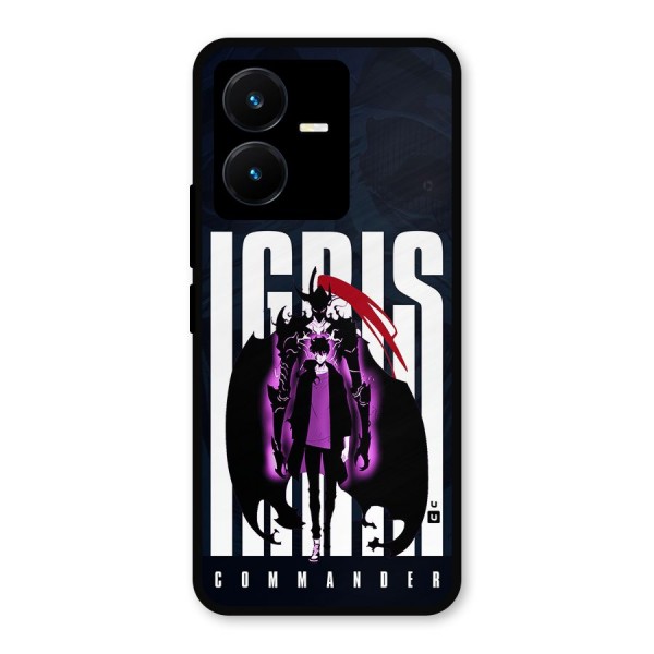 Commander Igris Metal Back Case for Vivo Y22